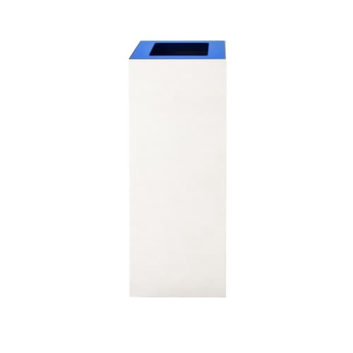 Couverture pour collecteur de recyclage, bleu