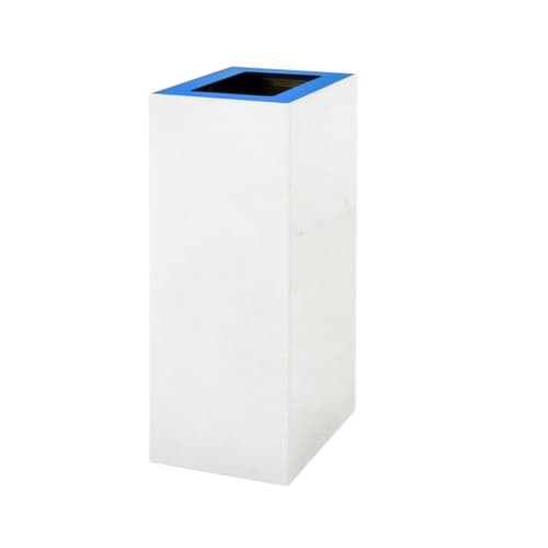 Couverture pour collecteur de recyclage, bleu