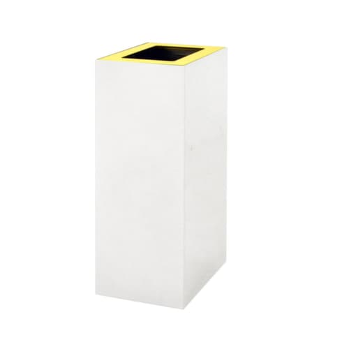 Couverture pour collecteur de recyclage, jaune