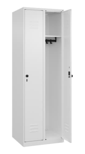C+P Armoire vestiaire Classic Plus à 2 compartiments, largeur de compartiment 300 mm
