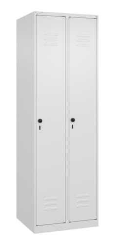 C+P Armoire vestiaire Classic Plus à 2 compartiments, largeur de compartiment 300 mm