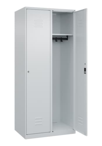 C+P Armoire vestiaire Classic Plus à 2 compartiments, largeur de compartiment 400 mm