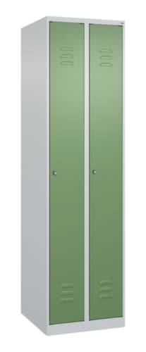 C+P Armoire vestiaire Classic Plus à 2 compartiments, largeur de compartiment 250 mm