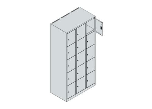 C+P armoire multicases Classic Plus, 15 compartiments