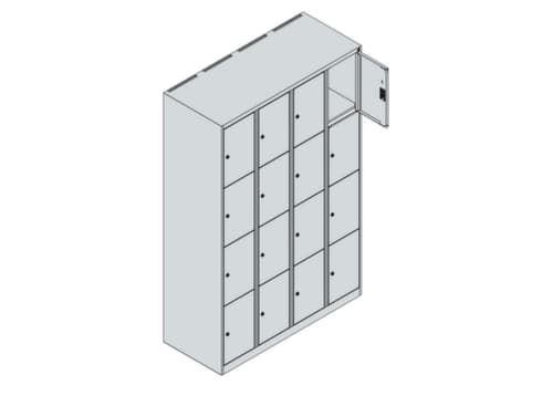 C+P armoire multicases Classic Plus, 16 compartiments