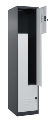 C+P Armoire vestiaire Z Classic Plus, largeur de compartiment 200/400 mm