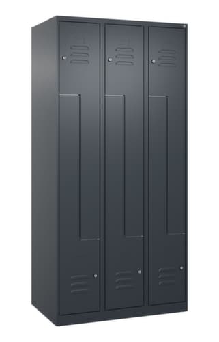 C+P Armoire vestiaire Z Classic Plus, largeur de compartiment 150/300 mm