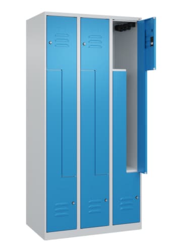 C+P Armoire vestiaire Z Classic Plus, largeur de compartiment 150/300 mm
