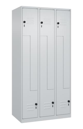 C+P Armoire vestiaire Z Classic Plus, largeur de compartiment 150/300 mm
