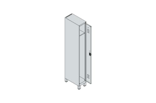 C+P Armoire vestiaire Classic Plus, largeur de compartiment 250 mm
