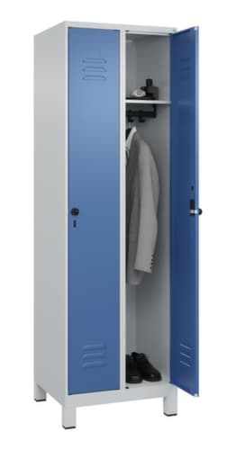 C+P Armoire vestiaire Classic Plus à 2 compartiments, largeur de compartiment 300 mm