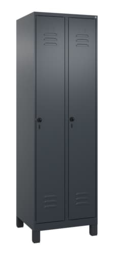 C+P Armoire vestiaire Classic Plus à 2 compartiments, largeur de compartiment 300 mm