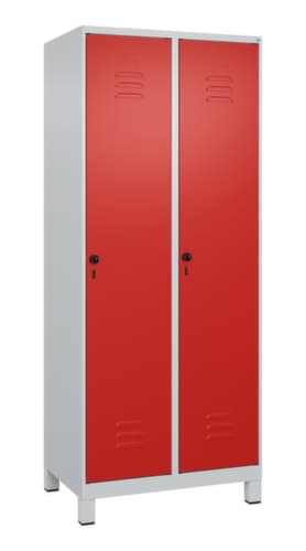 C+P Armoire vestiaire Classic Plus à 2 compartiments, largeur de compartiment 400 mm