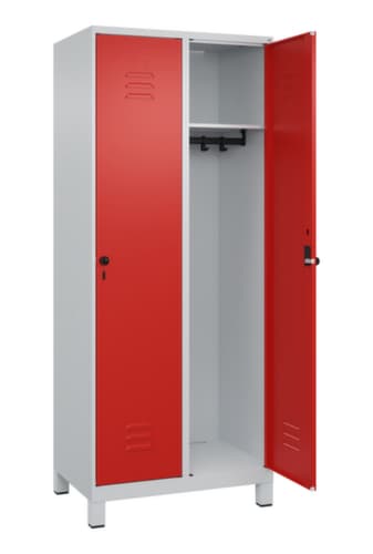 C+P Armoire vestiaire Classic Plus à 2 compartiments, largeur de compartiment 400 mm