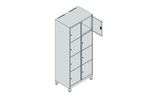 C+P armoire multicases Classic Plus, 8 compartiments