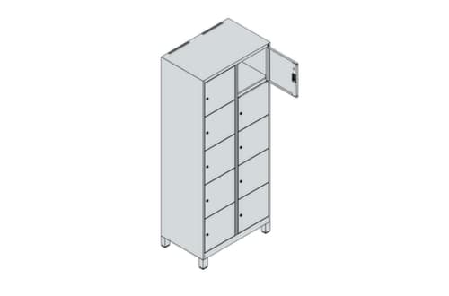 C+P armoire multicases Classic Plus, 10 compartiments