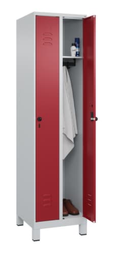 C+P Armoire vestiaire Classic Plus à 2 compartiments, largeur de compartiment 250 mm