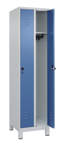 C+P Armoire vestiaire Classic Plus à 2 compartiments, largeur de compartiment 250 mm