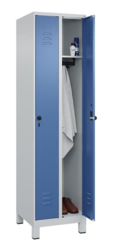 C+P Armoire vestiaire Classic Plus à 2 compartiments, largeur de compartiment 250 mm