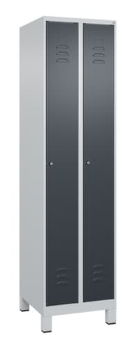 C+P Armoire vestiaire Classic Plus à 2 compartiments, largeur de compartiment 250 mm