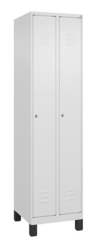 C+P Armoire vestiaire Classic Plus à 2 compartiments, largeur de compartiment 250 mm