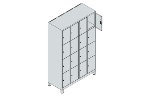 C+P armoire multicases Classic Plus, 16 compartiments
