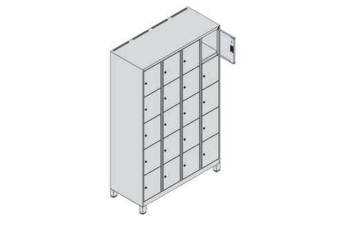 C+P armoire multicases Classic Plus, 20 compartiments