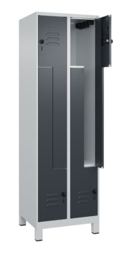 C+P Armoire vestiaire Z Classic Plus, largeur de compartiment 150/300 mm