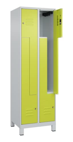 C+P Armoire vestiaire Z Classic Plus, largeur de compartiment 150/300 mm