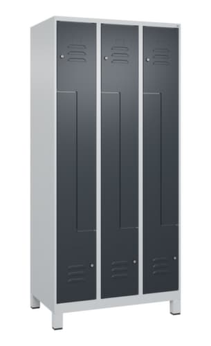 C+P Armoire vestiaire Z Classic Plus, largeur de compartiment 150/300 mm