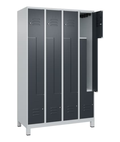 C+P Armoire vestiaire Z Classic Plus, largeur de compartiment 150/300 mm