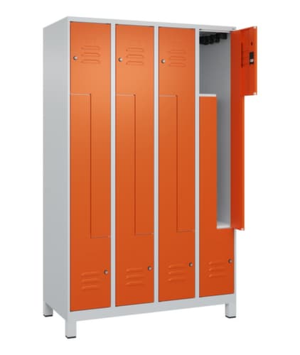 C+P Armoire vestiaire Z Classic Plus, largeur de compartiment 150/300 mm