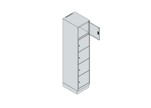 C+P armoire multicases Classic Plus, 5 compartiments