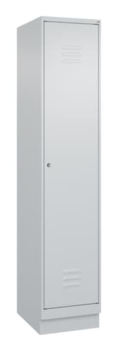 C+P Armoire vestiaire Classic Plus pour une séparation en noir et blanc, largeur de compartiment 400 mm