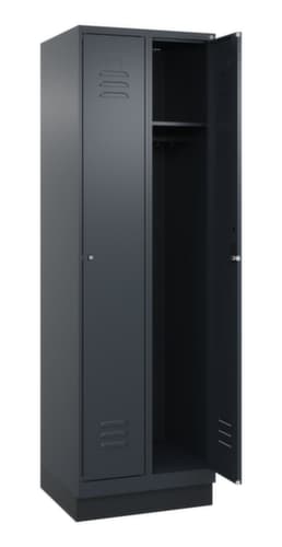 C+P Armoire vestiaire Classic Plus à 2 compartiments, largeur de compartiment 300 mm