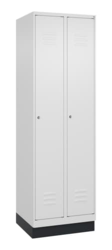 C+P Armoire vestiaire Classic Plus à 2 compartiments, largeur de compartiment 300 mm