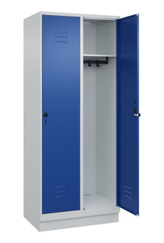 C+P Armoire vestiaire Classic Plus à 2 compartiments, largeur de compartiment 400 mm
