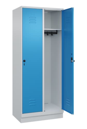 C+P Armoire vestiaire Classic Plus à 2 compartiments, largeur de compartiment 400 mm