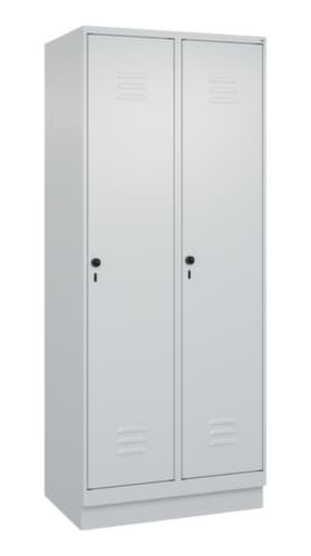 C+P Armoire vestiaire Classic Plus à 2 compartiments, largeur de compartiment 400 mm