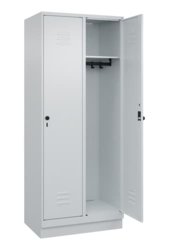 C+P Armoire vestiaire Classic Plus à 2 compartiments, largeur de compartiment 400 mm