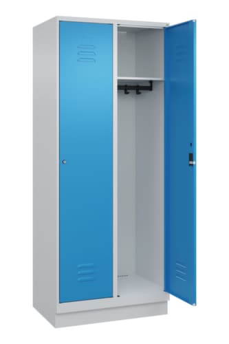 C+P Armoire vestiaire Classic Plus à 2 compartiments, largeur de compartiment 400 mm