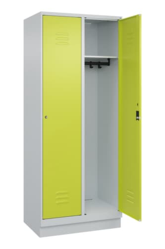 C+P Armoire vestiaire Classic Plus à 2 compartiments, largeur de compartiment 400 mm
