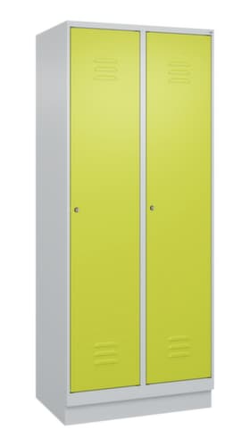 C+P Armoire vestiaire Classic Plus à 2 compartiments, largeur de compartiment 400 mm