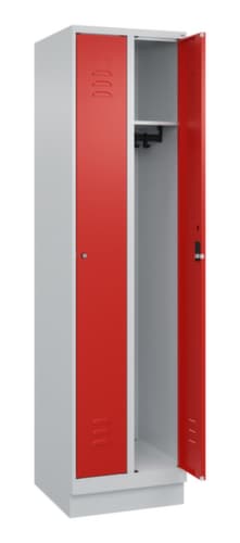 C+P Armoire vestiaire Classic Plus à 2 compartiments, largeur de compartiment 250 mm