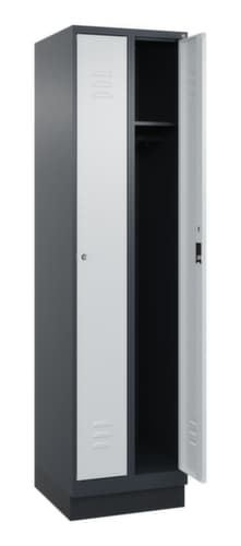 C+P Armoire vestiaire Classic Plus à 2 compartiments, largeur de compartiment 250 mm