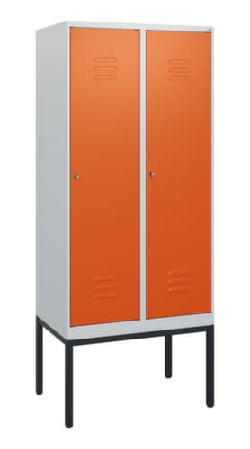 C+P Armoire vestiaire Classic Plus à 2 compartiments, largeur de compartiment 400 mm