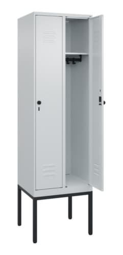 C+P Armoire vestiaire Classic Plus à 2 compartiments, largeur de compartiment 300 mm