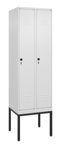 C+P Armoire vestiaire Classic Plus à 2 compartiments, largeur de compartiment 300 mm