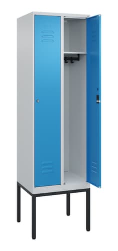 C+P Armoire vestiaire Classic Plus à 2 compartiments, largeur de compartiment 300 mm