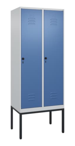 C+P Armoire vestiaire Classic Plus à 2 compartiments, largeur de compartiment 400 mm
